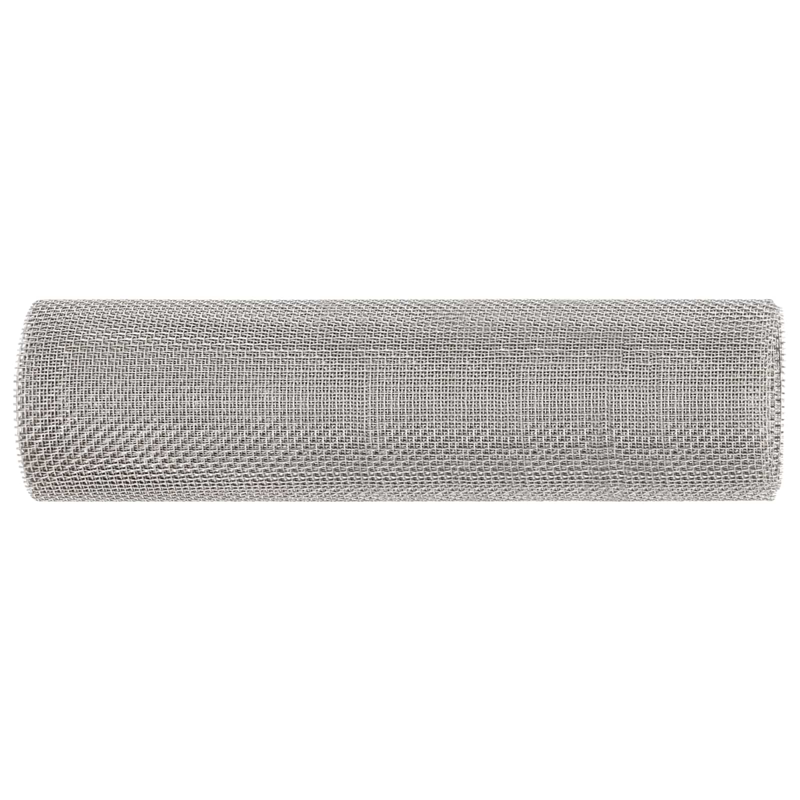 Mesh Bildschirm 40 x 200 cm 6 Mesh Edelstahl 201 Silber