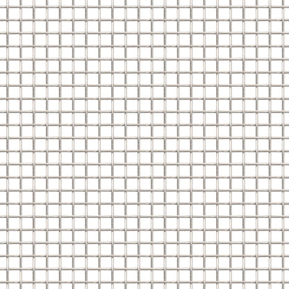 Mesh Bildschirm 40 x 200 cm 6 Mesh Edelstahl 201 Silber