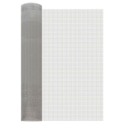 Mesh Bildschirm 60 x 200 cm 6 Mesh Edelstahl 201 Silber