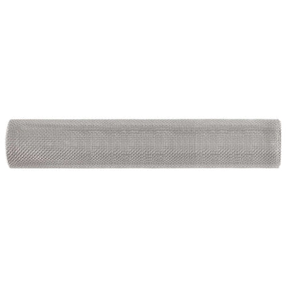Mesh Bildschirm 60 x 200 cm 6 Mesh Edelstahl 201 Silber