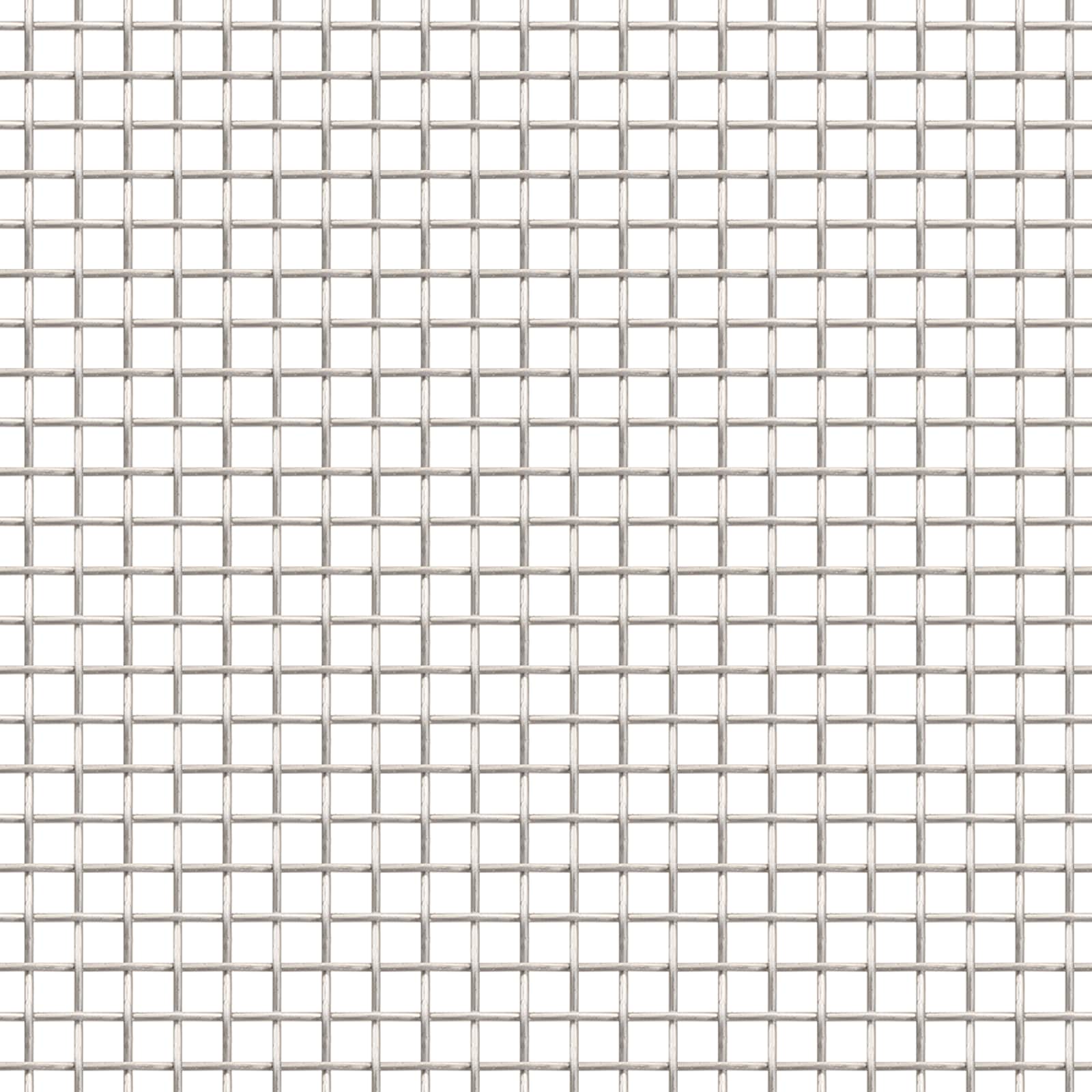 Mesh Bildschirm 60 x 200 cm 6 Mesh Edelstahl 201 Silber