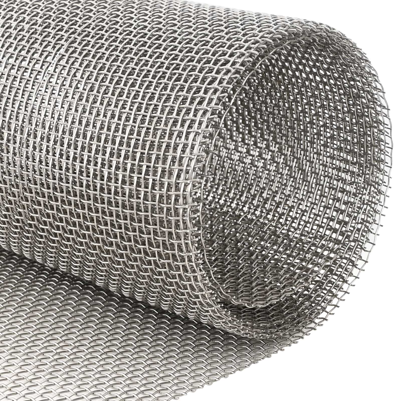 Mesh Bildschirm 100 x 1000 cm 6 Mesh Edelstahl 201 Silber