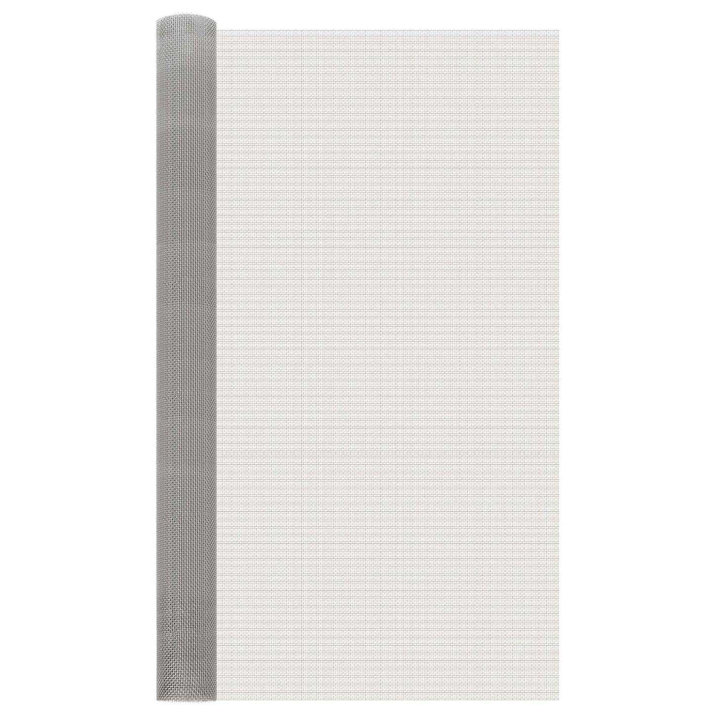 Mesh Bildschirm 120 x 500 cm 6 Mesh Edelstahl 201 Silber