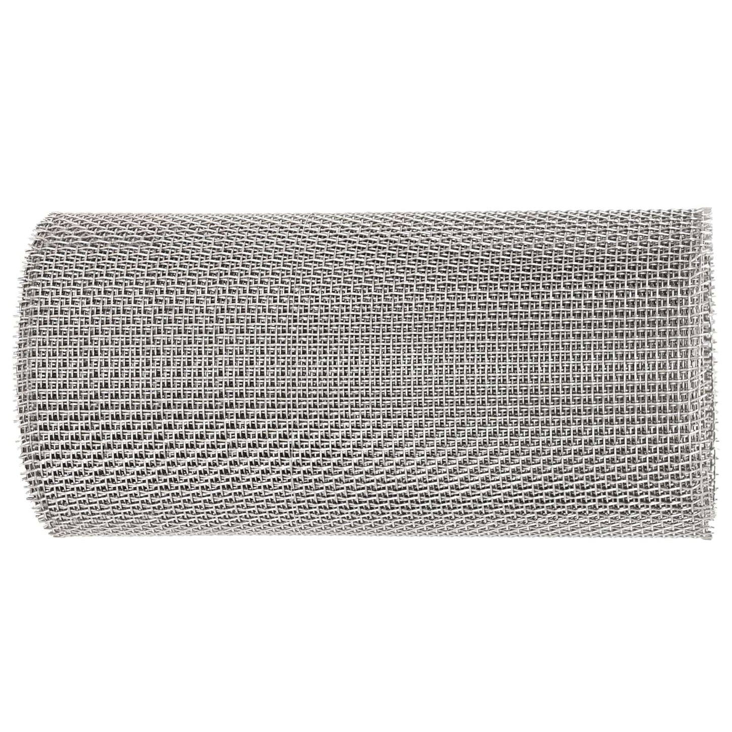 Mesh Bildschirm 20 x 200 cm 8 Mesh Edelstahl 201 Silber
