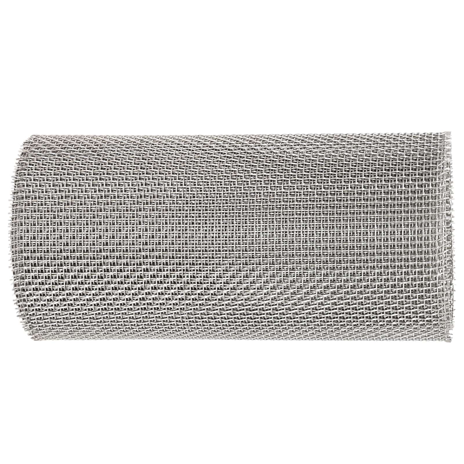 Mesh Bildschirm 20 x 200 cm 8 Mesh Edelstahl 201 Silber