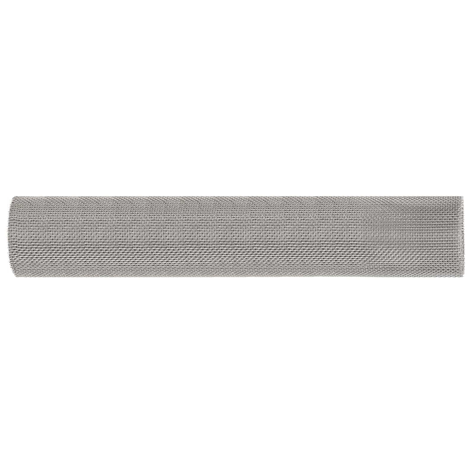 Mesh Bildschirm 60 x 200 cm 8 Mesh Edelstahl 201 Silber