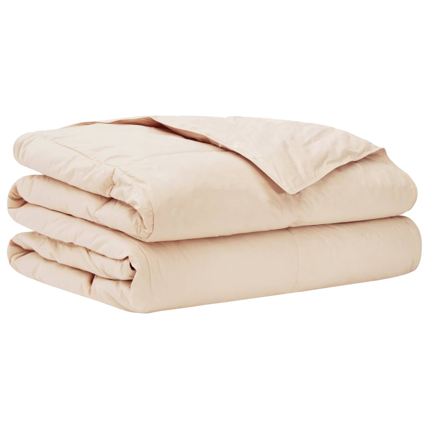 Sommerdecke Beige 200 x 220 cm 100% natürlicher Kapok