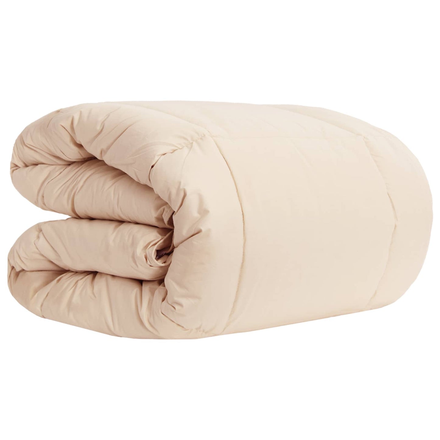 Sommerdecke Beige 200 x 220 cm 100% natürlicher Kapok