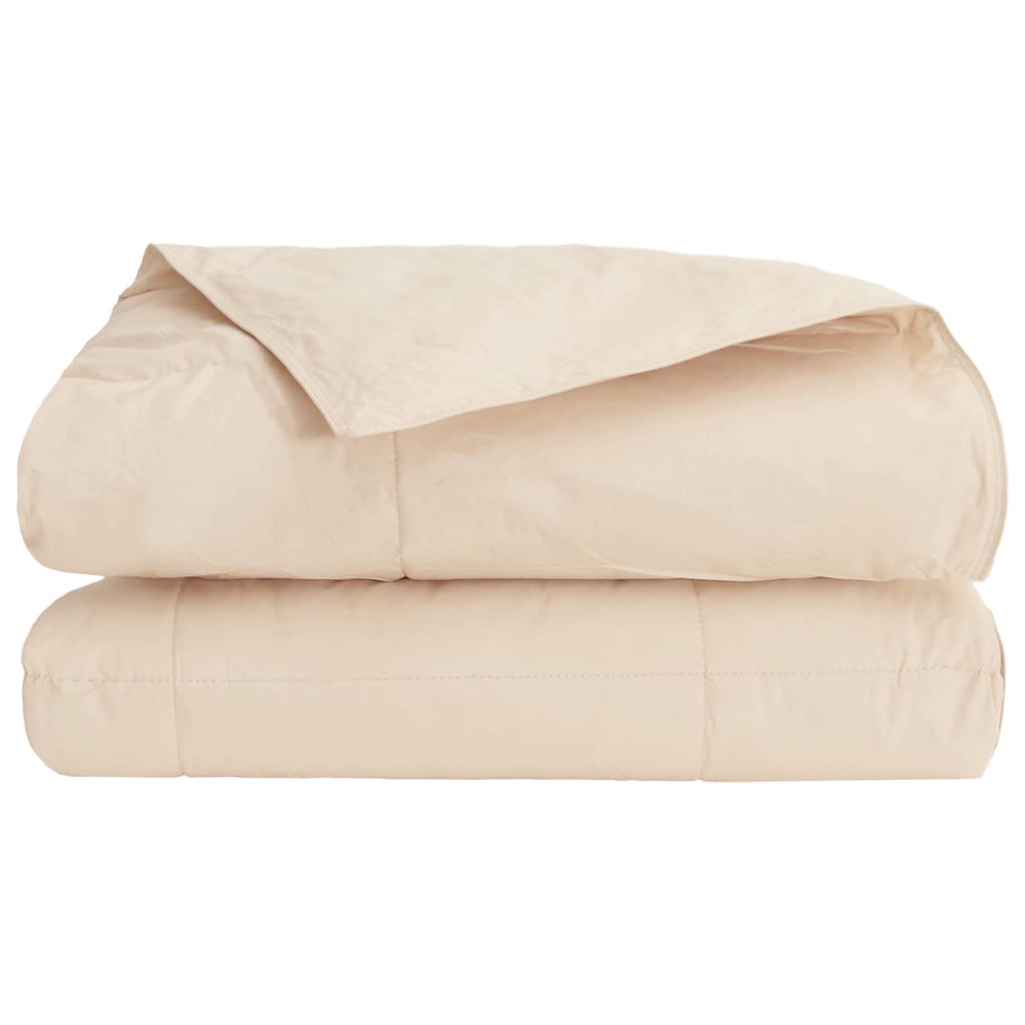 Sommerdecke Beige 200 x 220 cm 100% natürlicher Kapok
