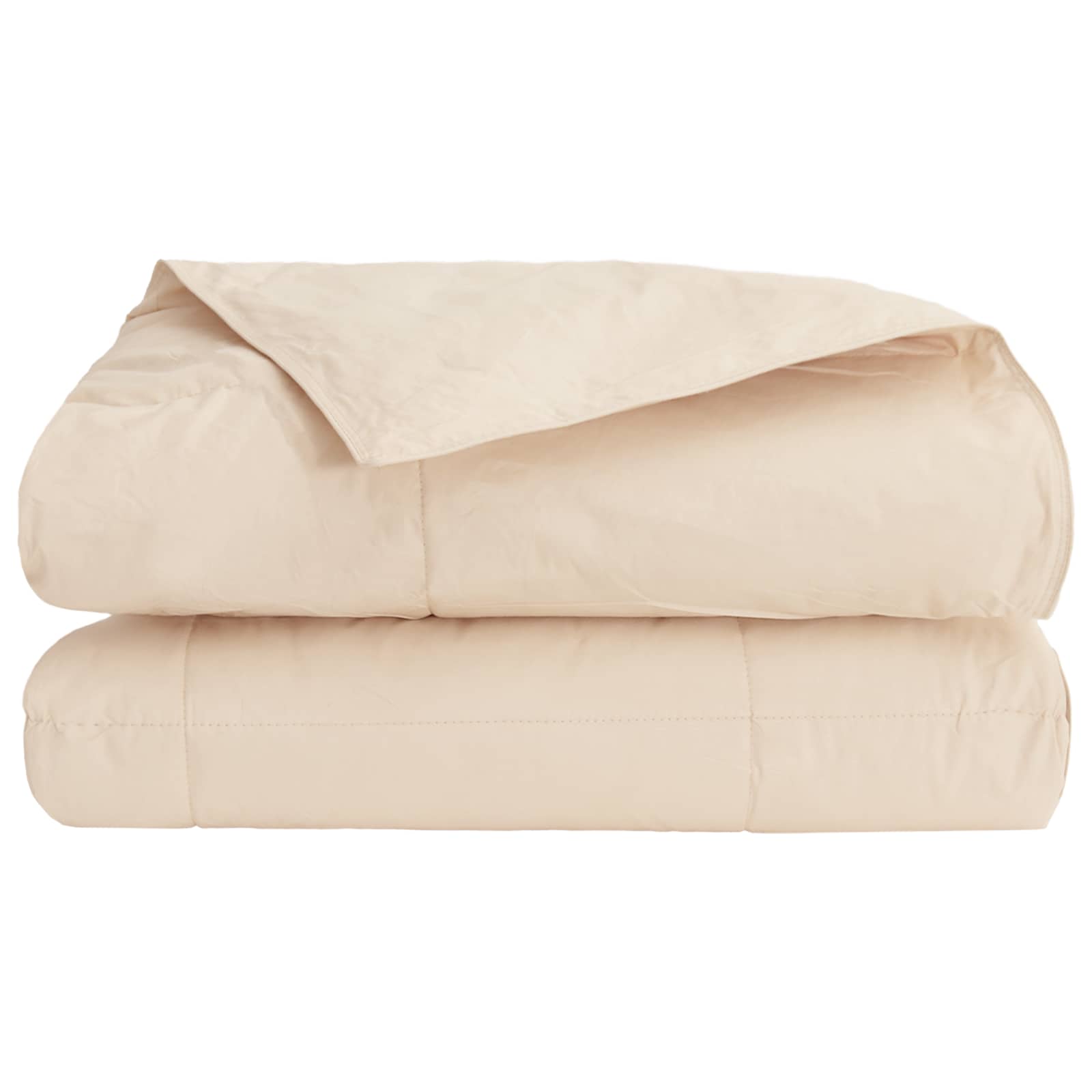 Sommerdecke Beige 200 x 220 cm 100% natürlicher Kapok