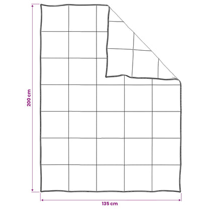 Ganzjahresbettdecke 135 x 200 cm Für alle Jahreszeiten 250 g/m²