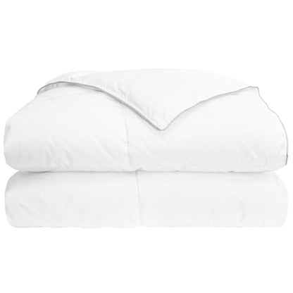 Sommerdecke 135 x 220 cm Sommer 150 gsm Bambusfaser Weiß