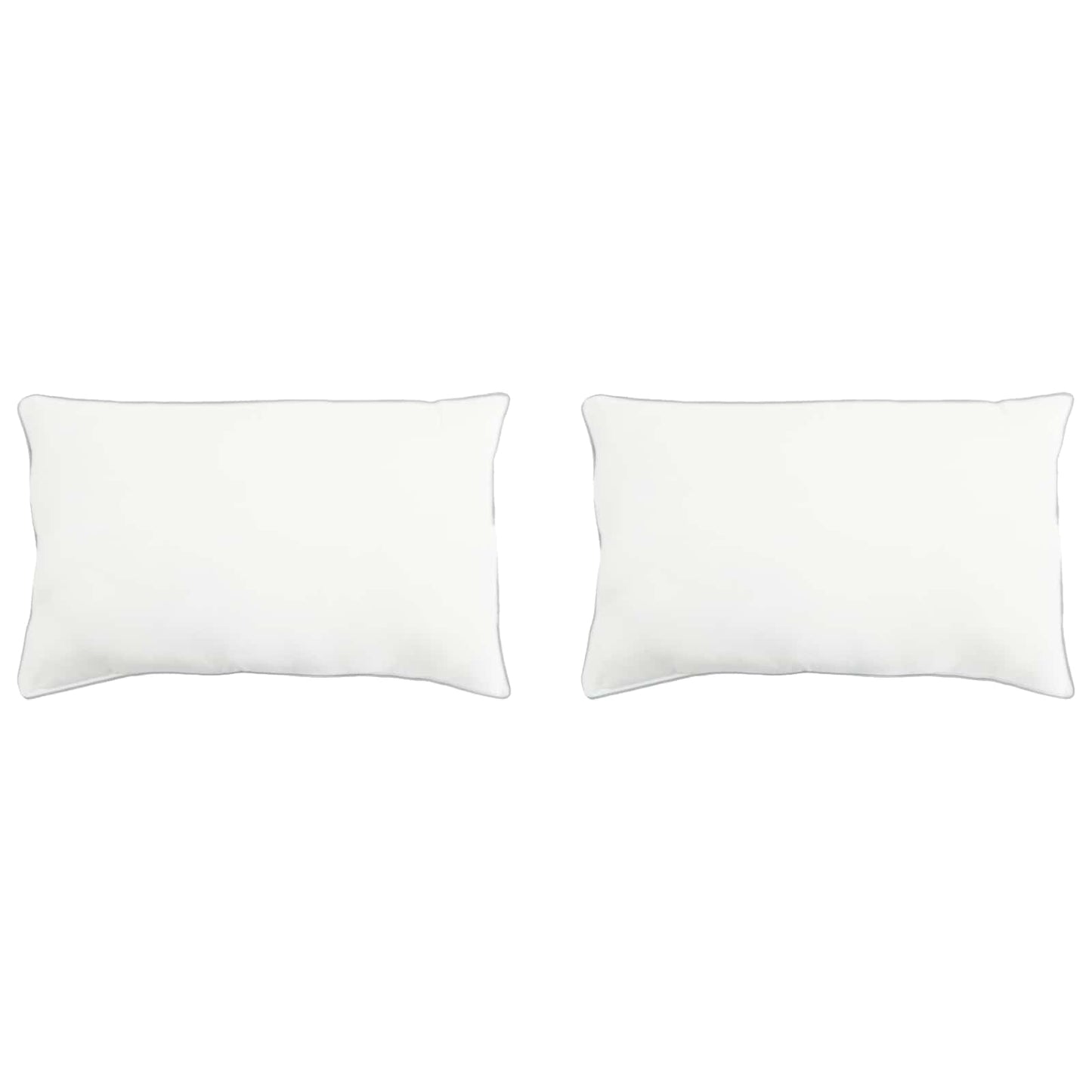 Kopfkissen 2 stk. 40 x 60 cm Bambusfaser Weiß