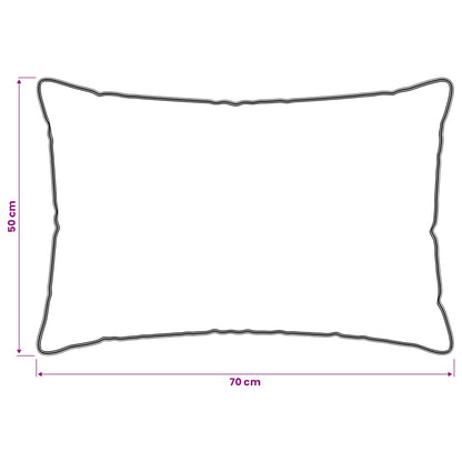 Kopfkissen 2 stk. 50 x 70 cm Bambusfaser Weiß