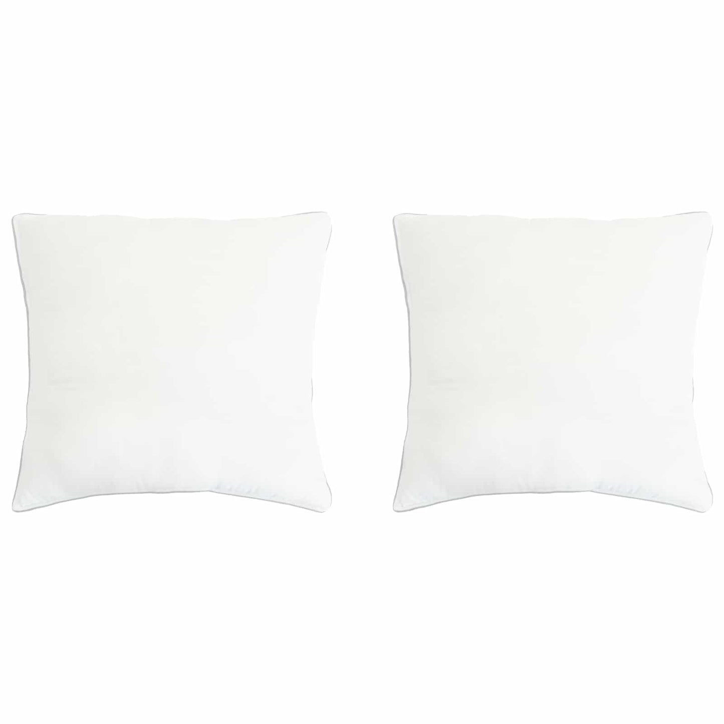 Kopfkissen 2 stk. 60 x 60 cm Bambusfaser Weiß