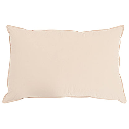 Kopfkissen 40 x 80 cm Für alle Jahreszeiten Kapokfaser Beige