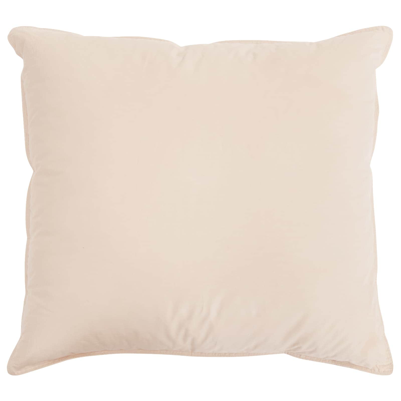 Kopfkissen 80 x 80 cm Für alle Jahreszeiten Kapokfaser Beige