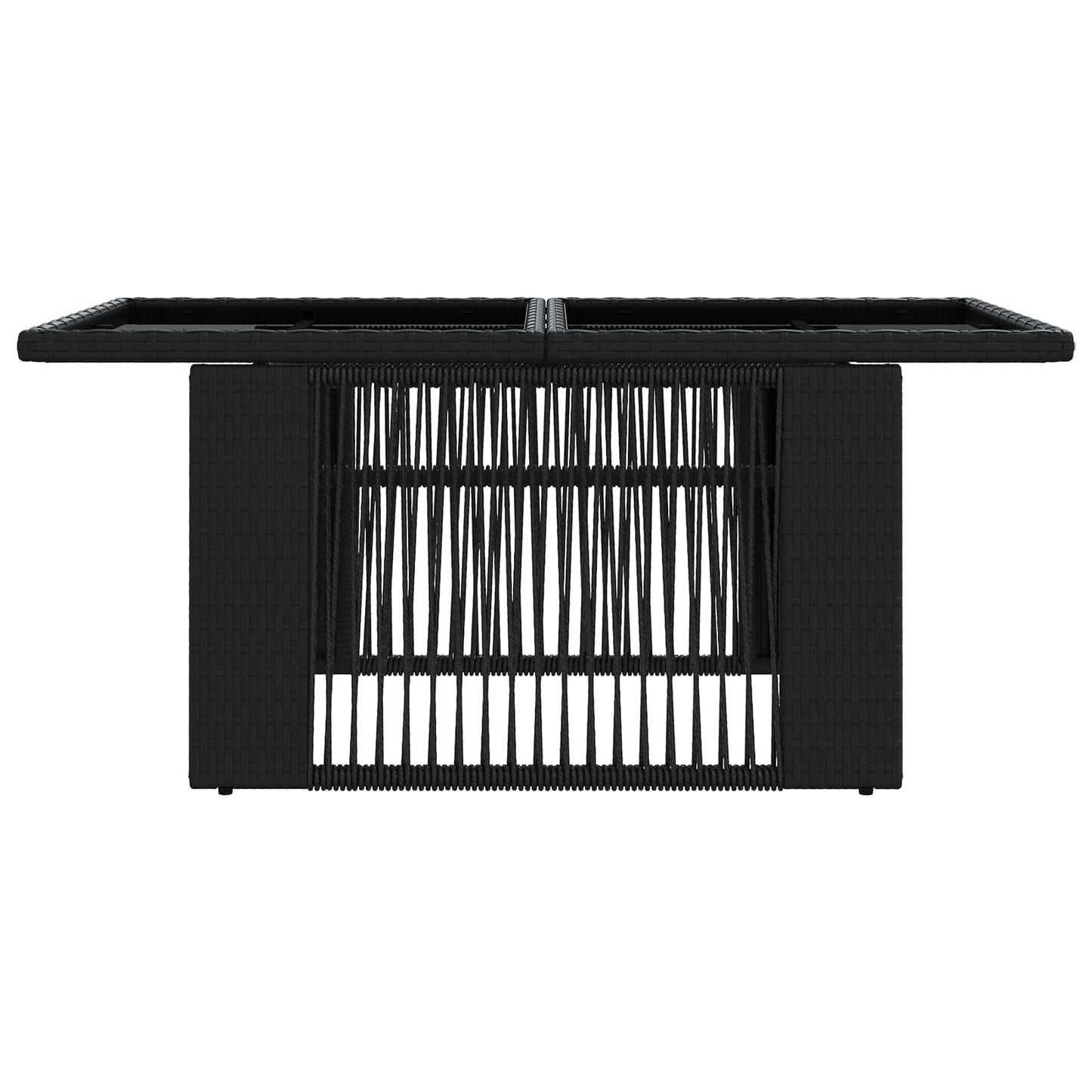 Garten Lifting Up Tisch Schwarz 100 x 55 x 37 cm