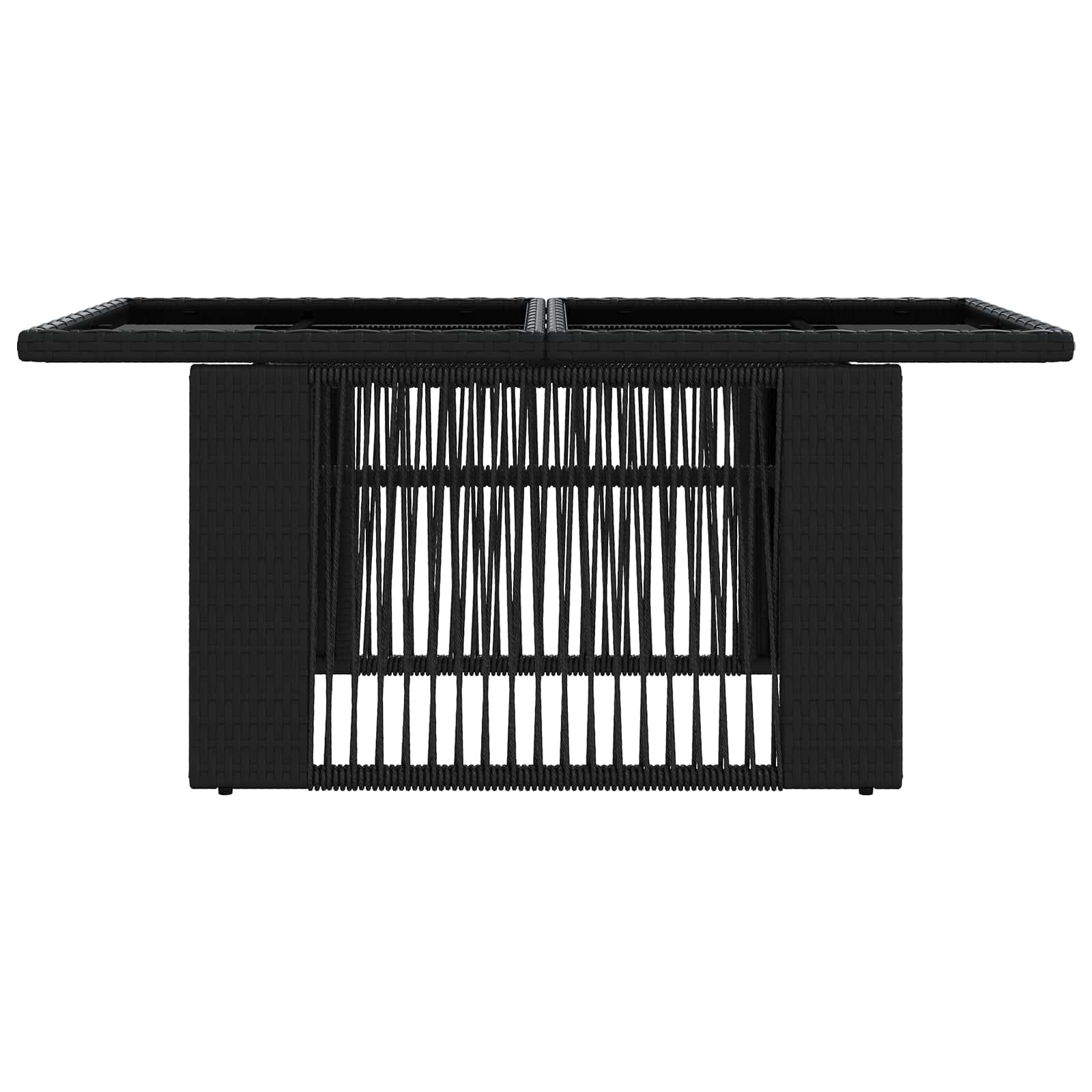 Garten Lifting Up Tisch Schwarz 100 x 55 x 37 cm