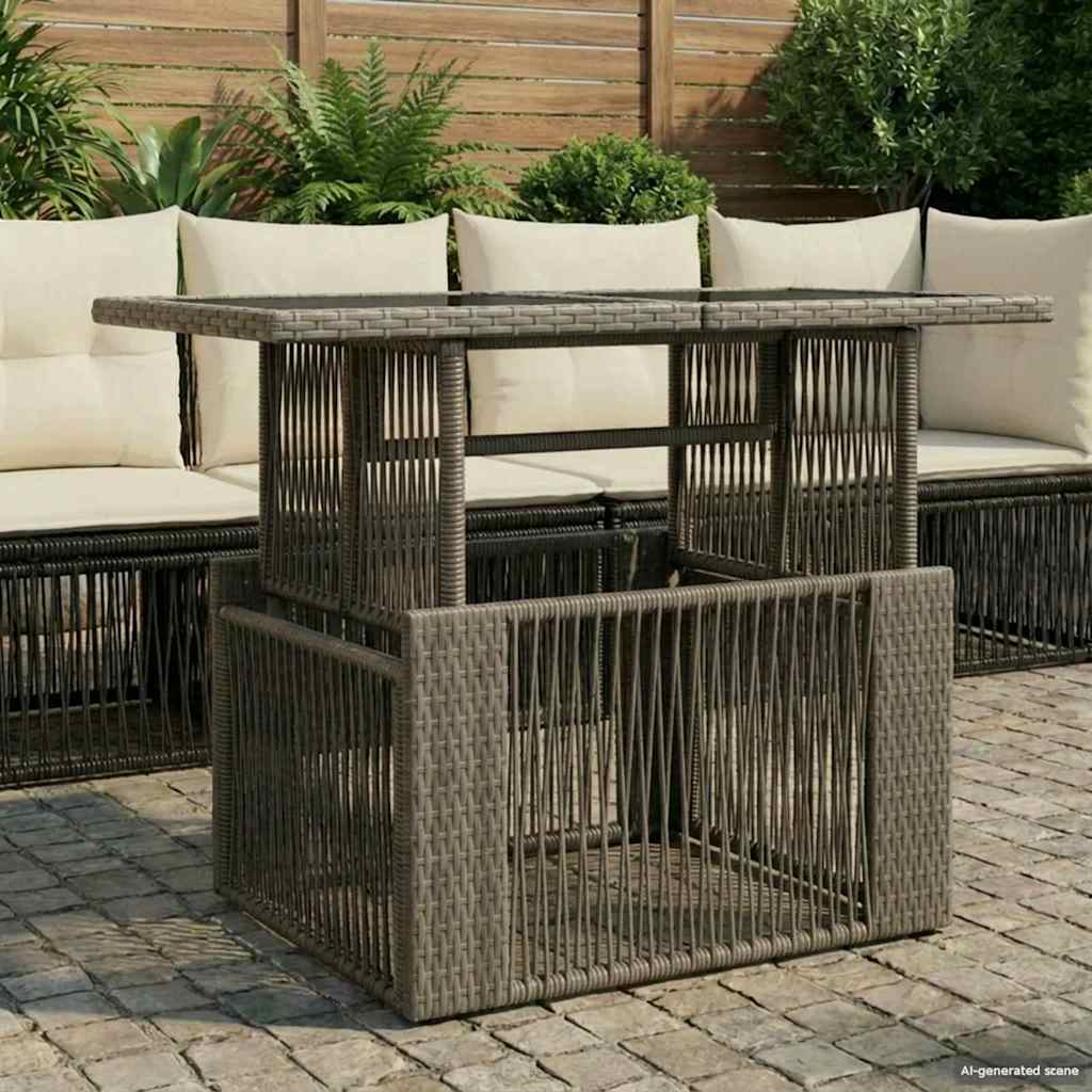 Garten Lifting Up Tisch Grau 100 x 55 x 37 cm
