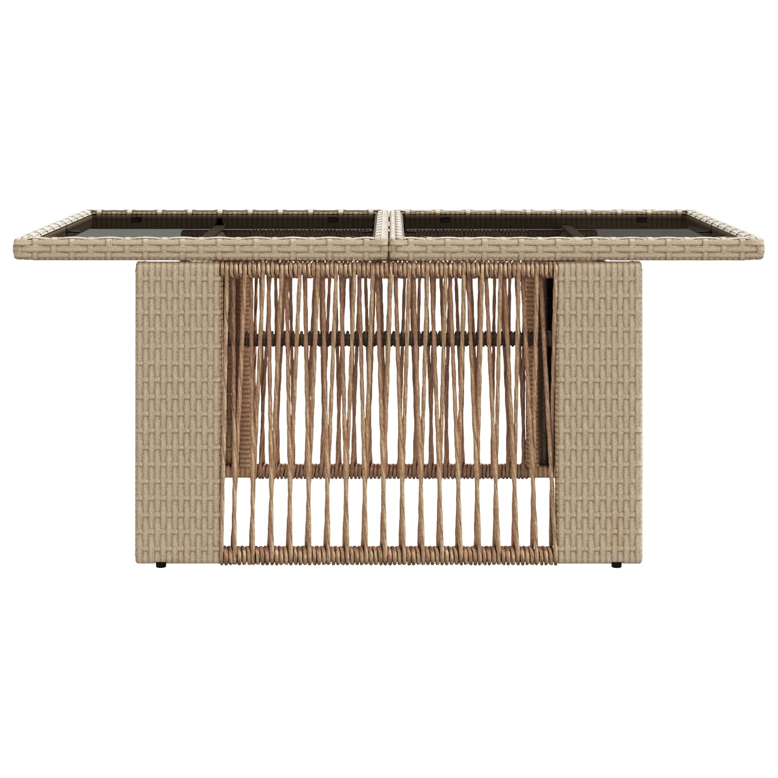 Garten Lifting Up Tisch Beige 100 x 55 x 37 cm