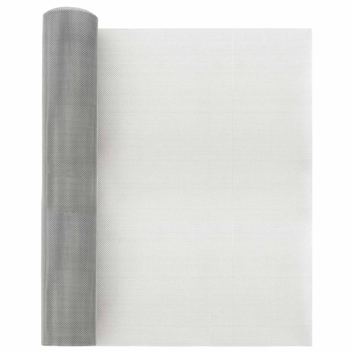 Mesh Bildschirm 40 x 500 cm 20 Mesh Edelstahl 201 Silber