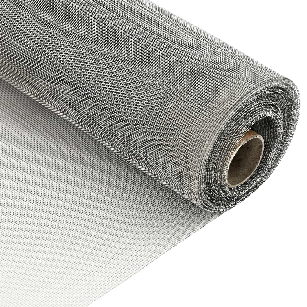 Mesh Bildschirm 100 x 2000 cm 20 Mesh Edelstahl 201 Silber