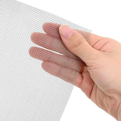 Mesh Bildschirm 100 x 2000 cm 20 Mesh Edelstahl 201 Silber