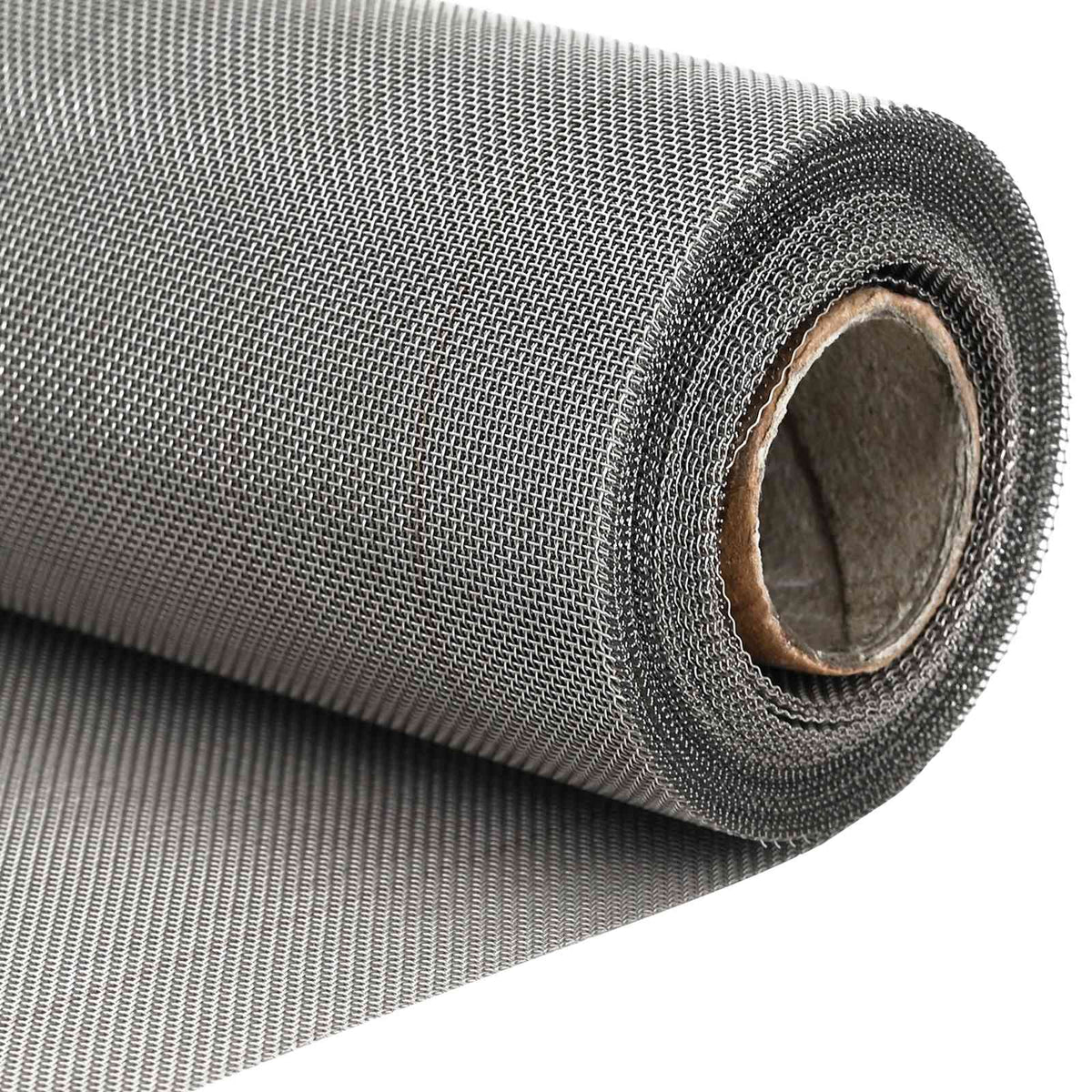 Mesh Bildschirm 40 x 500 cm 30 Mesh Edelstahl 201 Silber