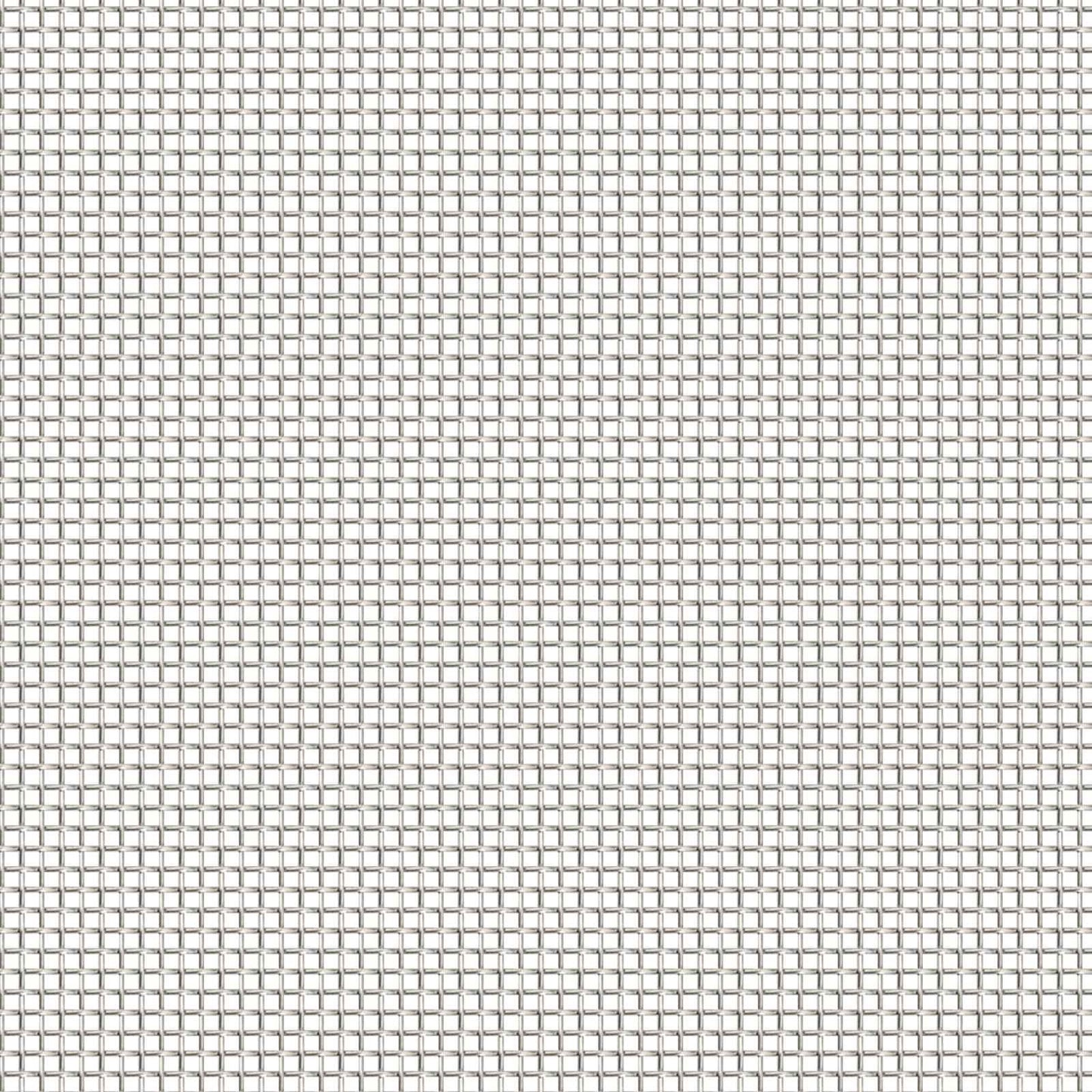 Mesh Bildschirm 100 x 500 cm 30 Mesh Edelstahl 201 Silber