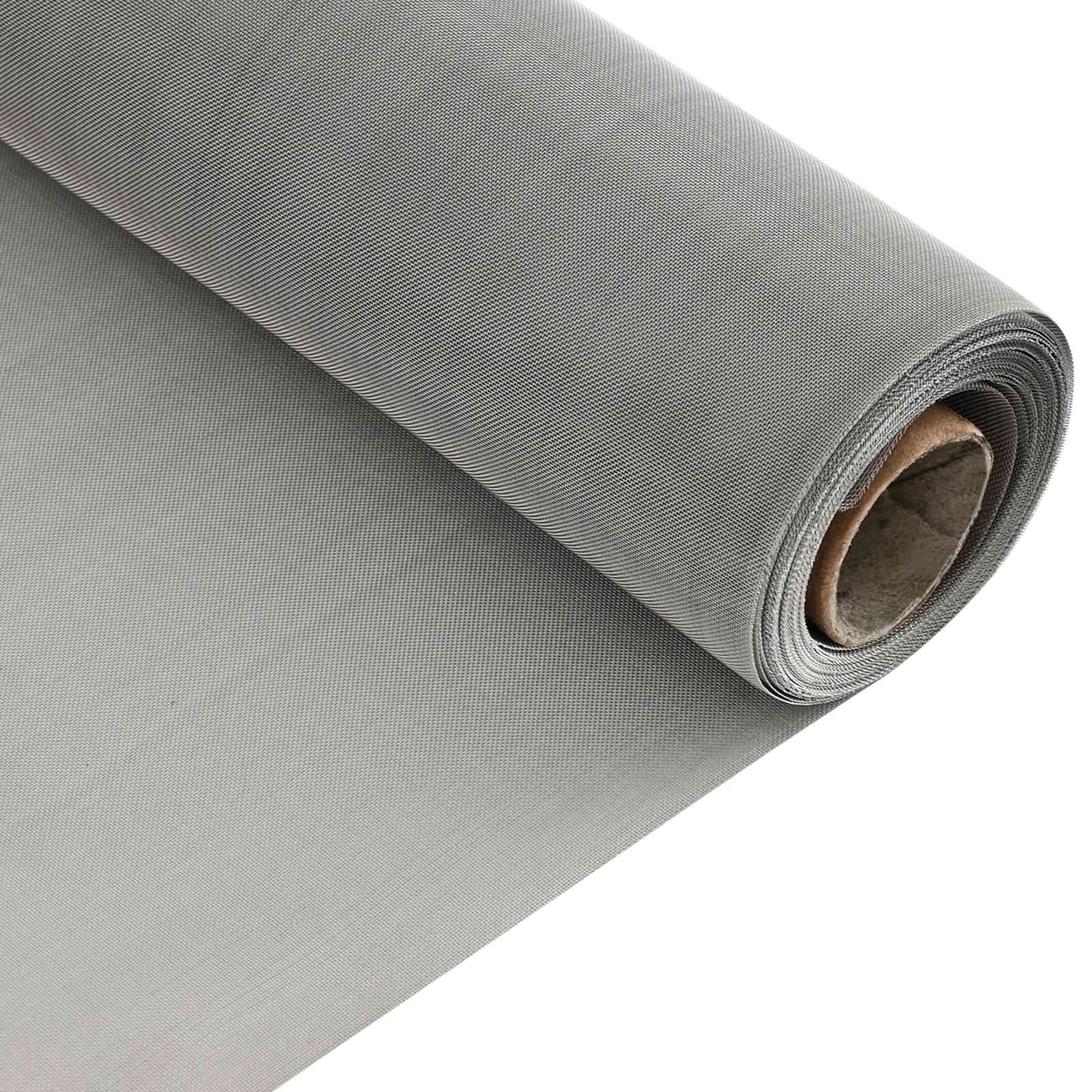 Mesh Bildschirm 100 x 1000 cm 60 Mesh Edelstahl 201 Silber
