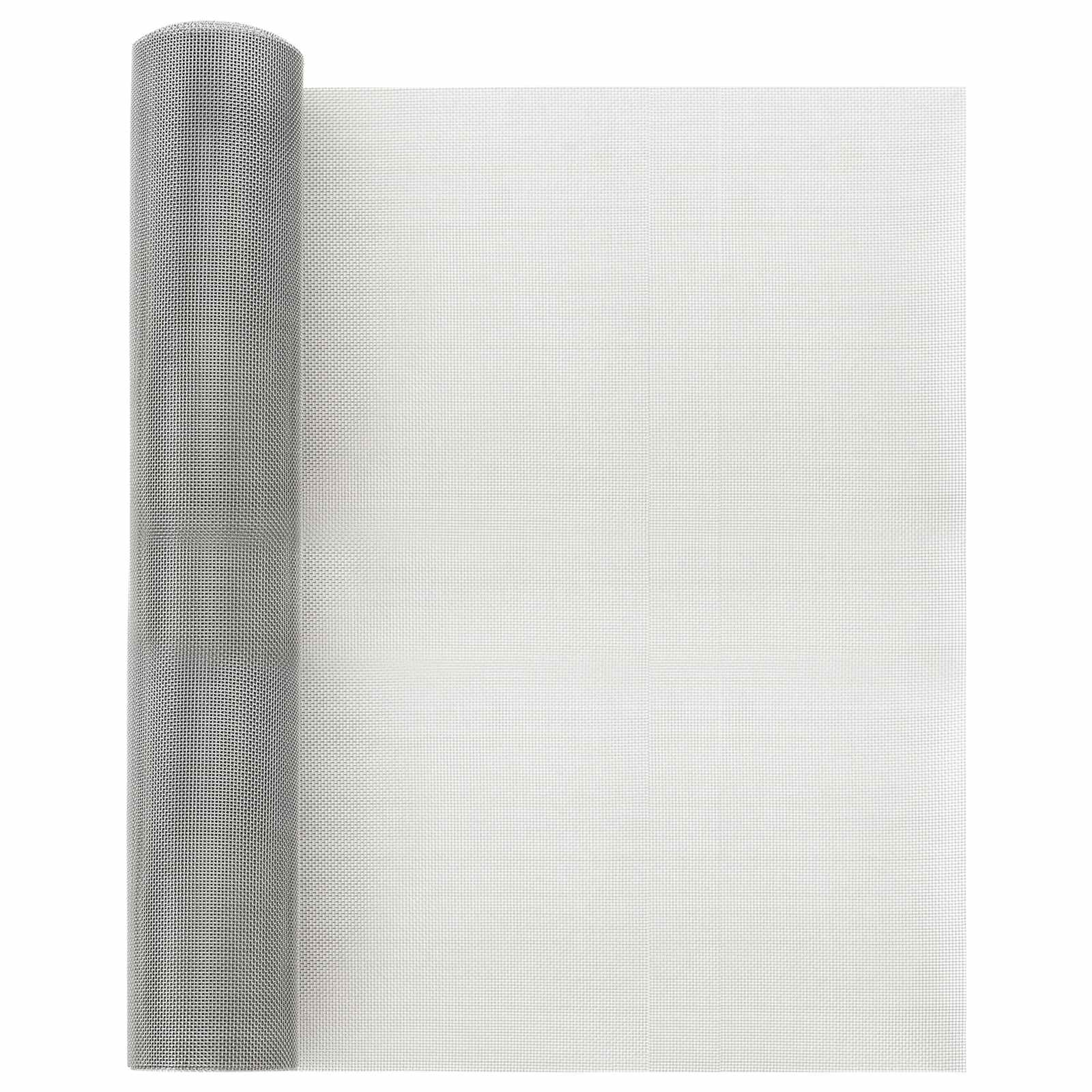 Drahtgeflecht 40 x 500 cm 18 Mesh Edelstahl 304 Silber