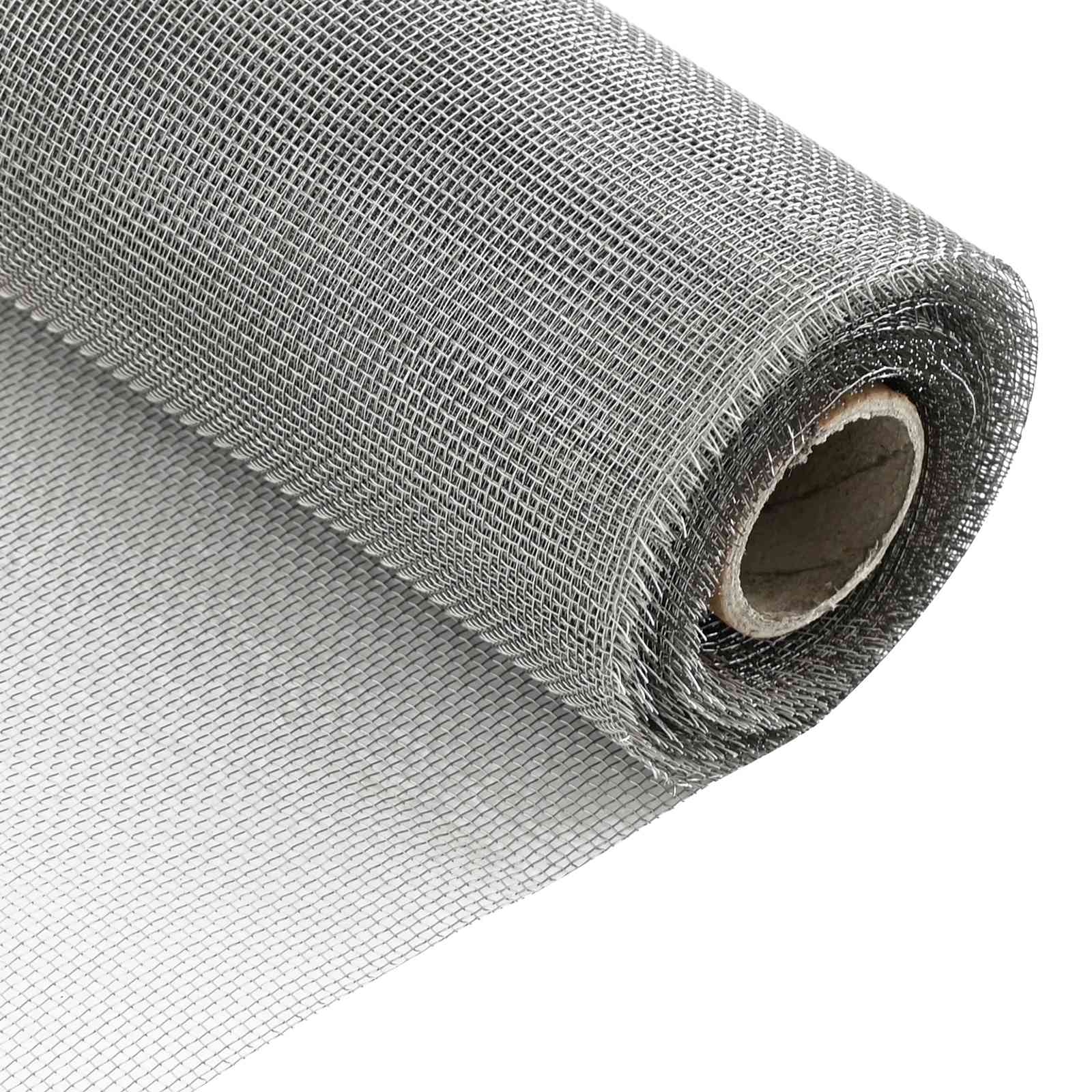 Drahtgeflecht 100 x 1000 cm 18 Mesh Edelstahl 304 Silber
