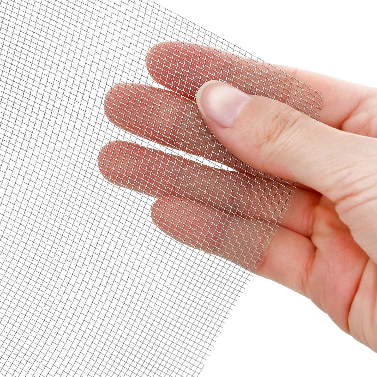 Drahtgeflecht 100 x 1000 cm 18 Mesh Edelstahl 304 Silber