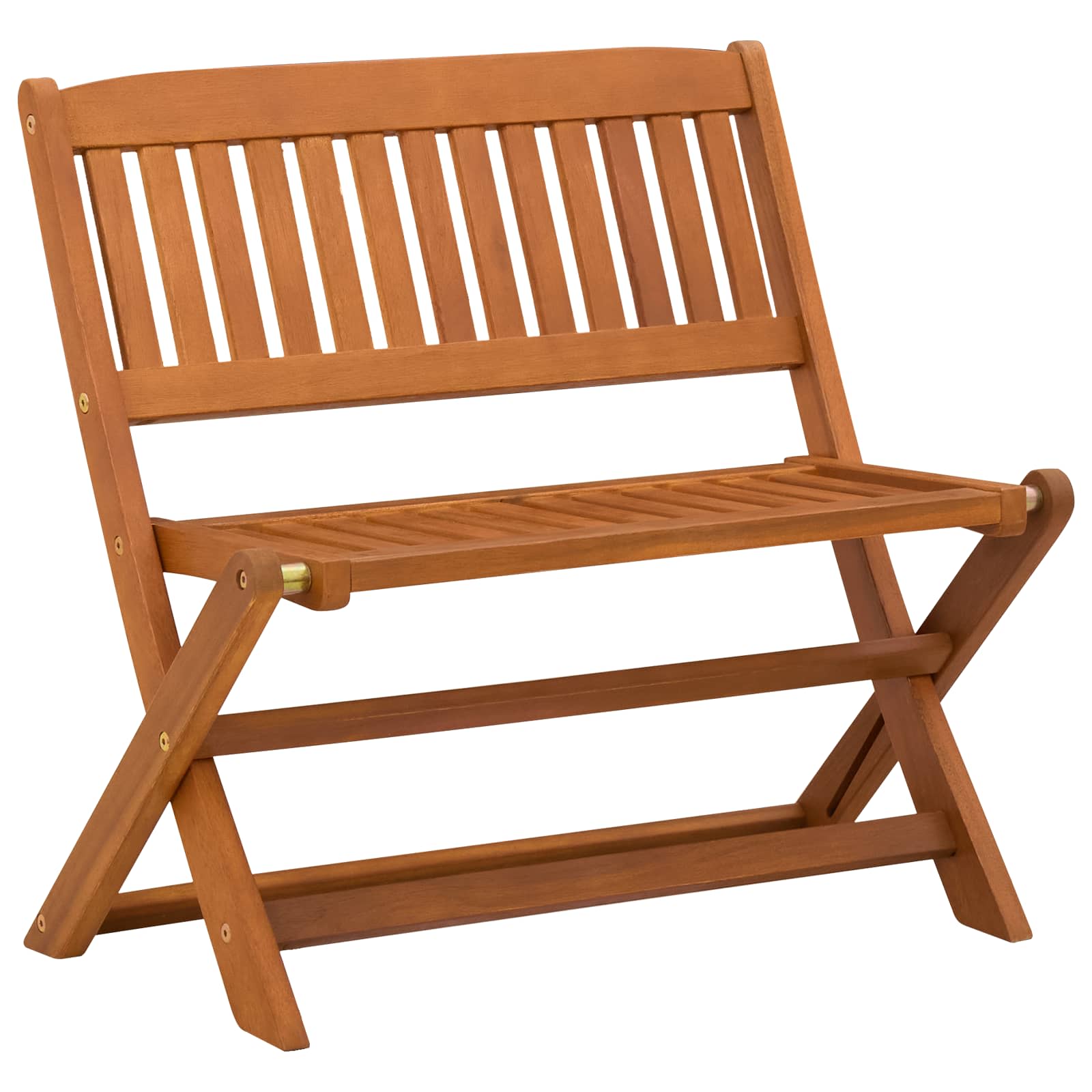 Kinderbank 1 -Seater 61 x 38 x 57 cm Massives Eukalyptus Holz