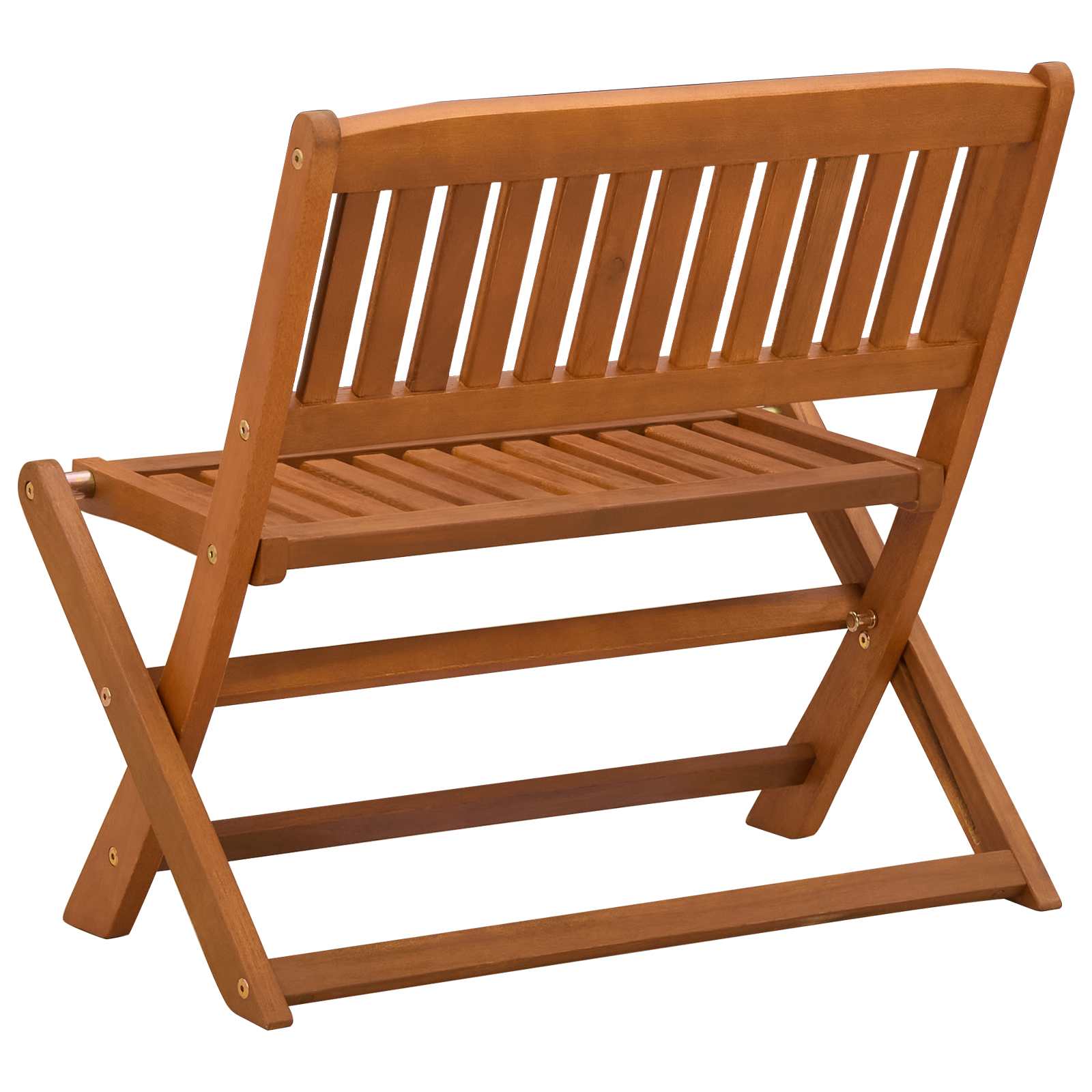 Kinderbank 1 -Seater 61 x 38 x 57 cm Massives Eukalyptus Holz