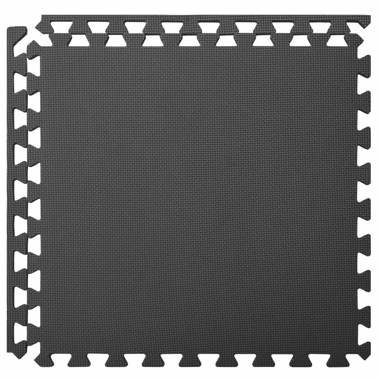 Pool Bodenschutzmatte 6 pcs Schwarz 2,16 ㎡ EVA-Schaum