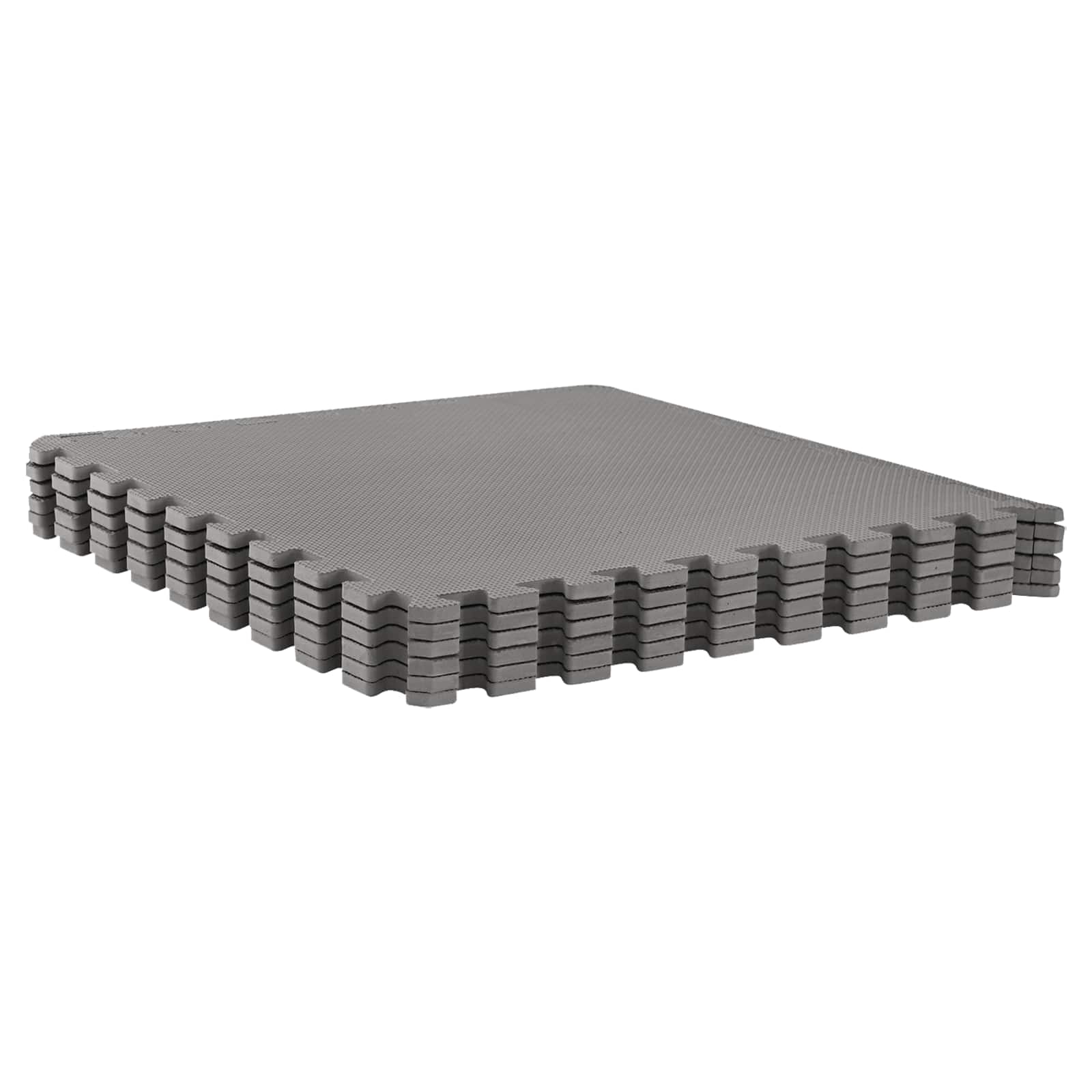Pool Bodenschutzmatte 6 stk. Grau 2,16 m² EVA-Schaum