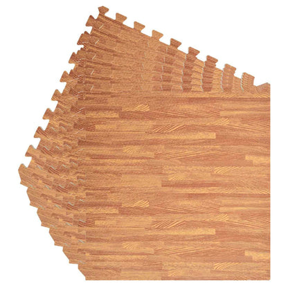 Pool Bodenschutzmatte 6 stk. Holz 4,32 ㎡ EVA-Schaum