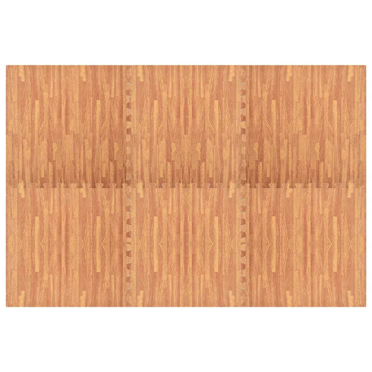 Pool Bodenschutzmatte 6 stk. Holz 4,32 ㎡ EVA-Schaum