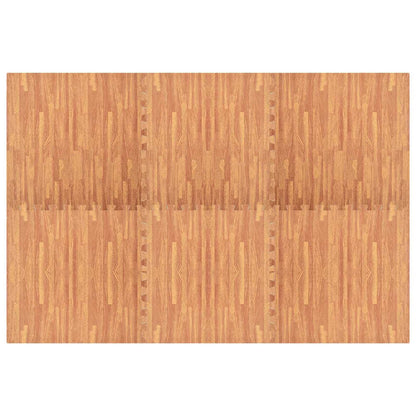 Pool Bodenschutzmatte 6 stk. Holz 4,32 ㎡ EVA-Schaum