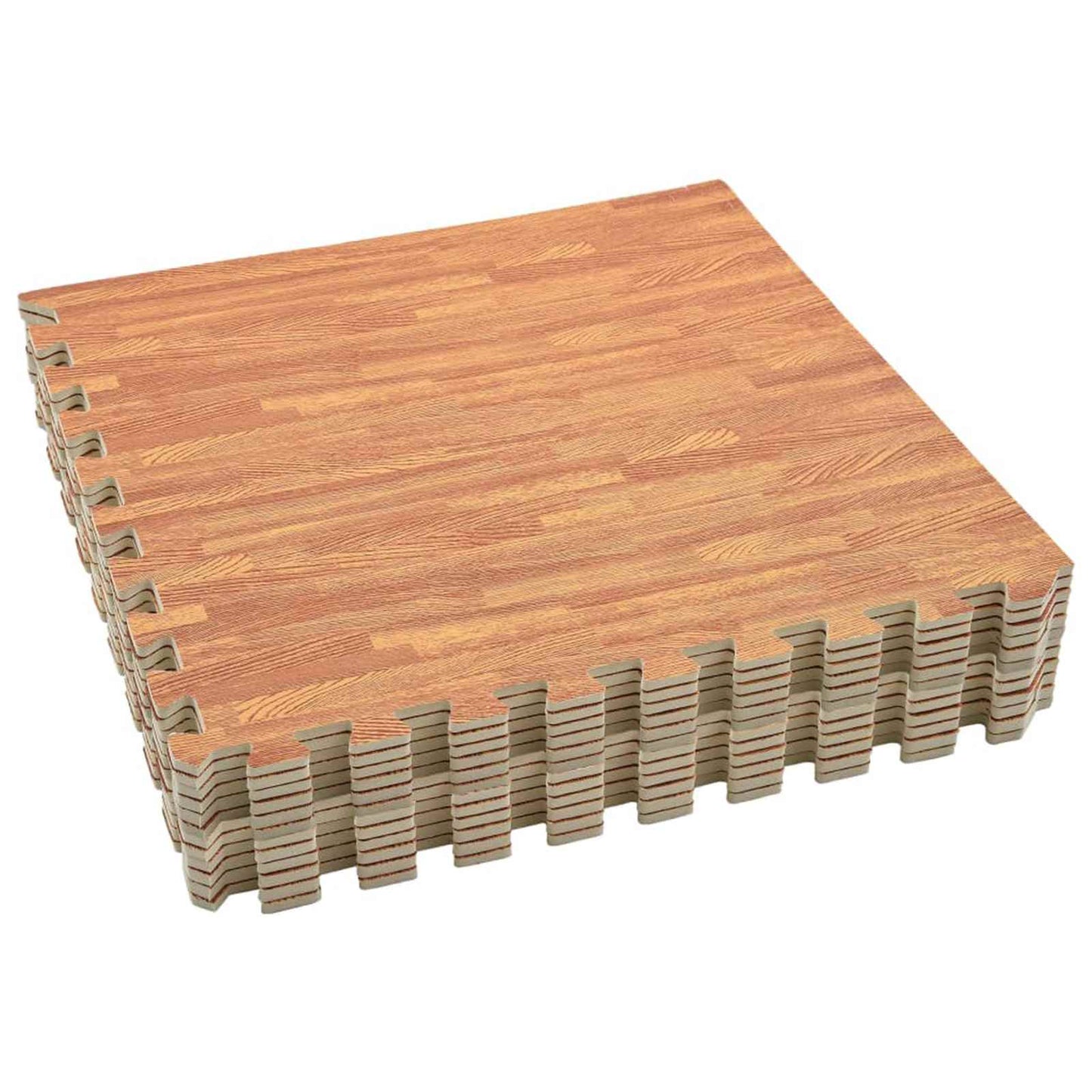 Pool Bodenschutzmatte 12 pcs Holz 4,32 ㎡ EVA-Schaum