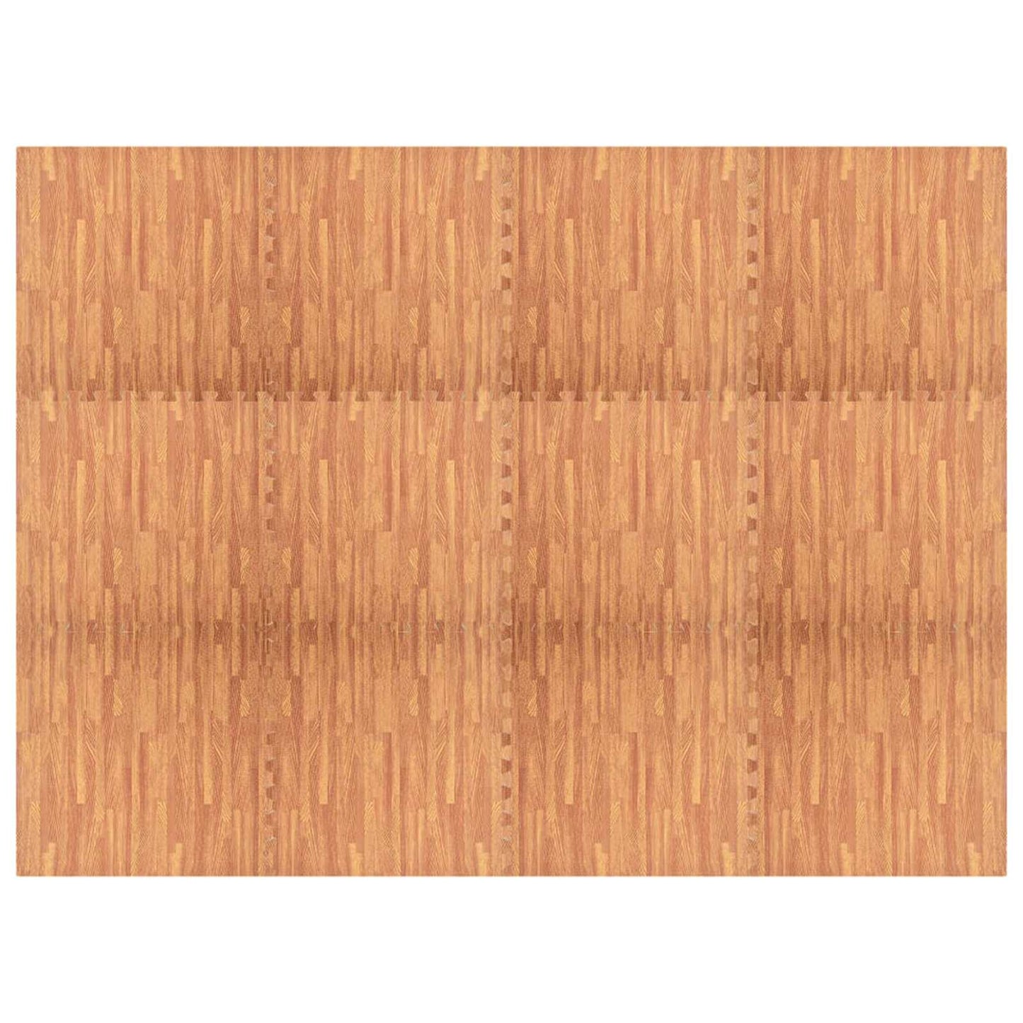 Pool Bodenschutzmatte 12 pcs Holz 4,32 ㎡ EVA-Schaum
