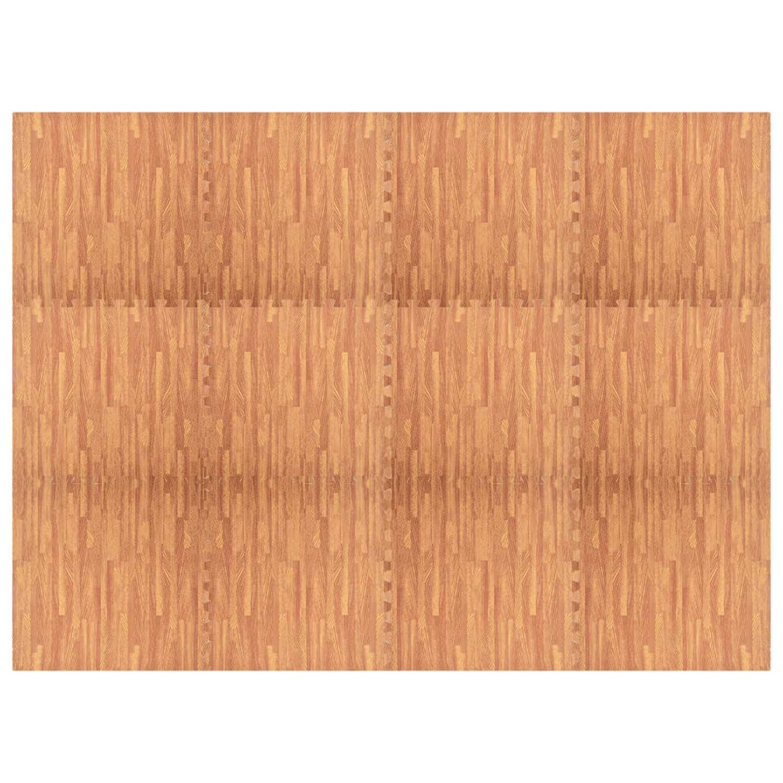Pool Bodenschutzmatte 12 pcs Holz 4,32 ㎡ EVA-Schaum