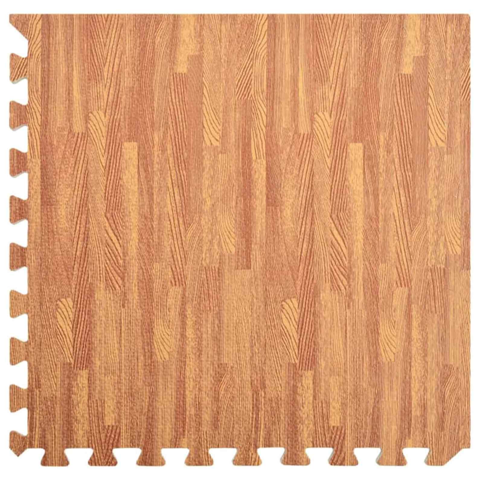 Pool Bodenschutzmatte 12 pcs Holz 4,32 ㎡ EVA-Schaum