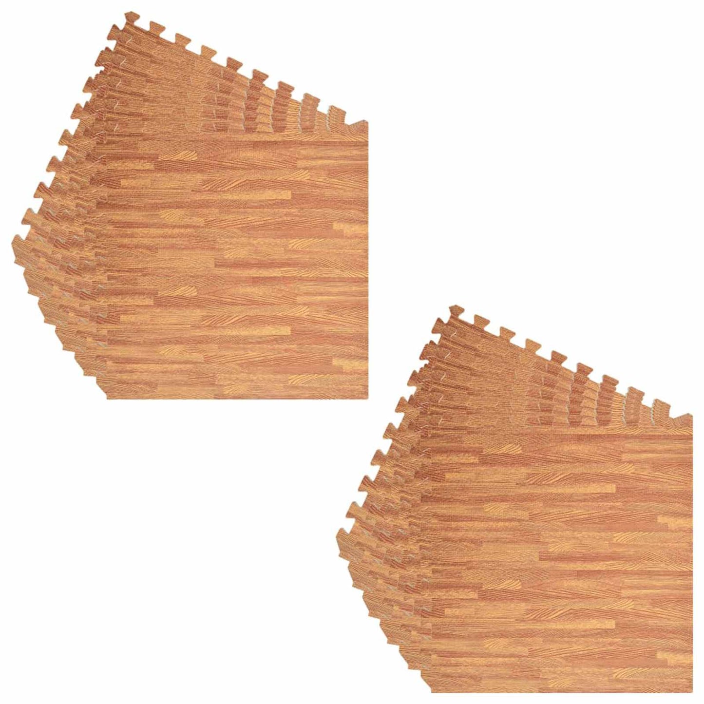 Pool Bodenschutzmatte 12 pcs Holz 4,32 ㎡ EVA-Schaum