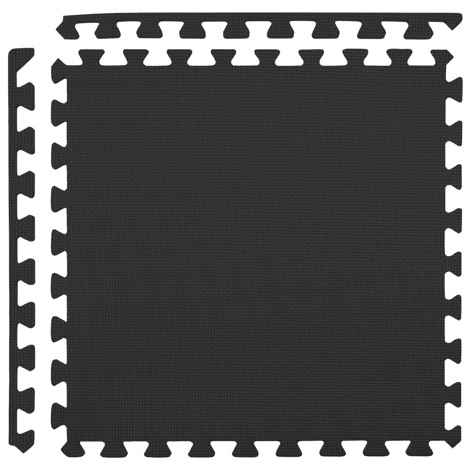 Pool Bodenschutzmatte 40 stk. Schwarz 14,4 m² EVA-Schaum