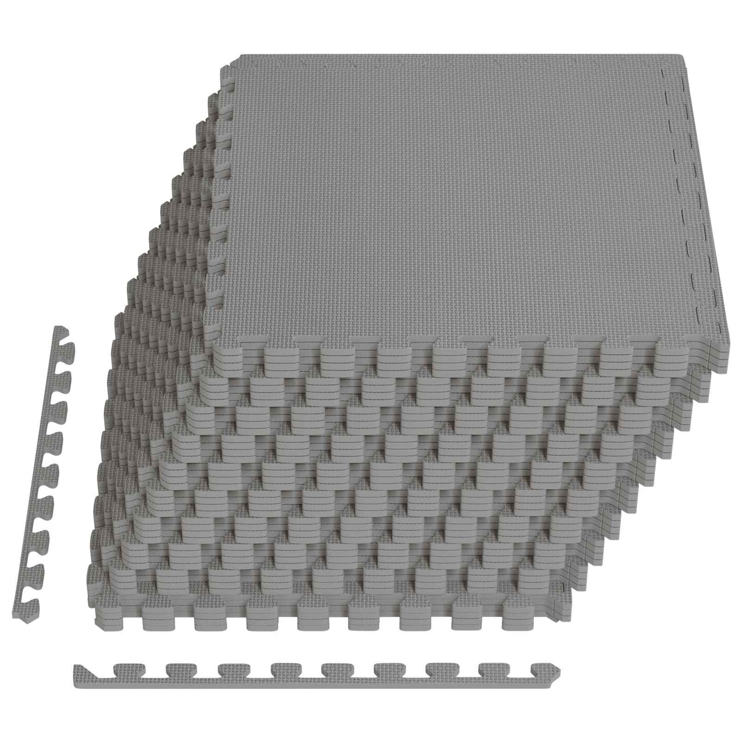 Pool Bodenschutzmatte 40 stk. Grau 14,4 m² EVA-Schaum