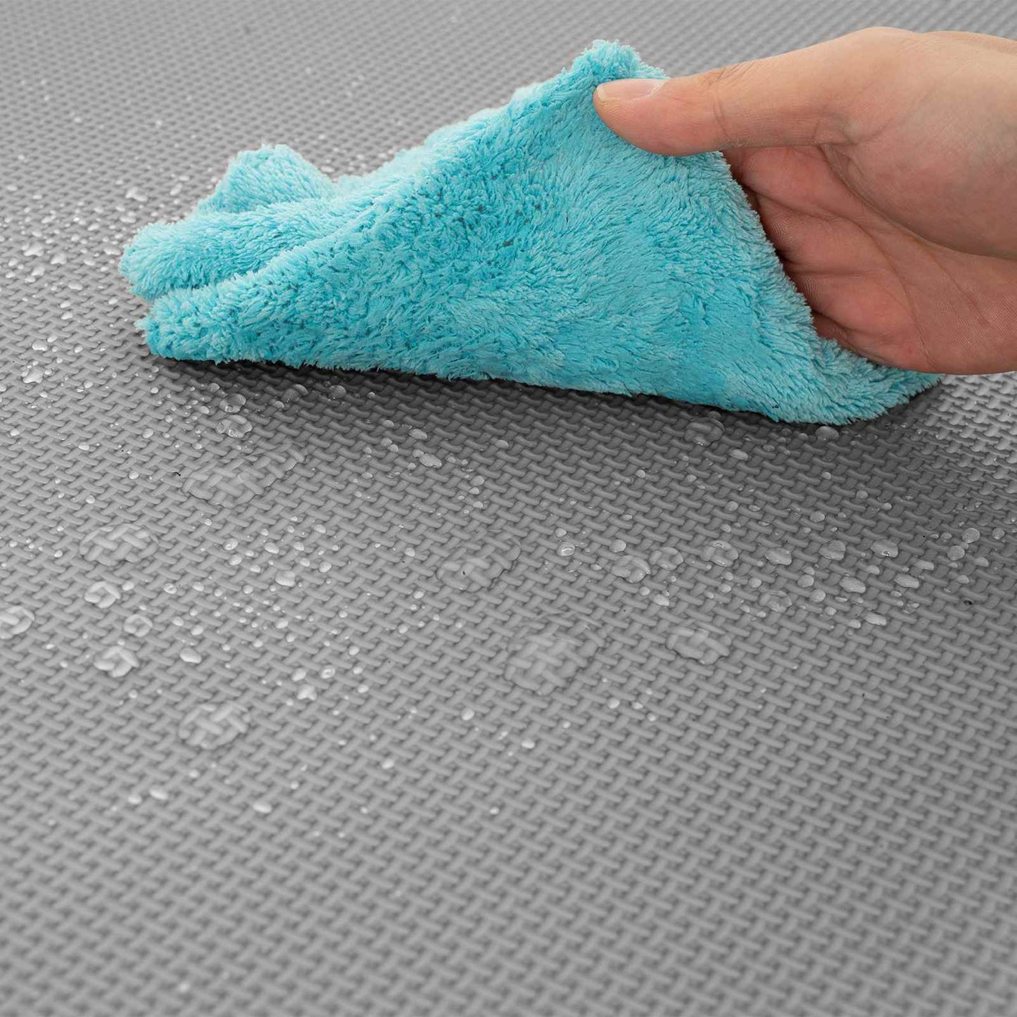 Pool Bodenschutzmatte 40 stk. Grau 14,4 m² EVA-Schaum