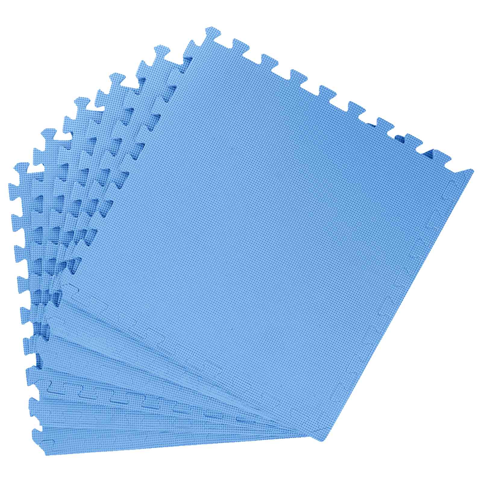 Pool Bodenschutzmatte 40 pcs Blau 14,4 m² EVA-Schaum